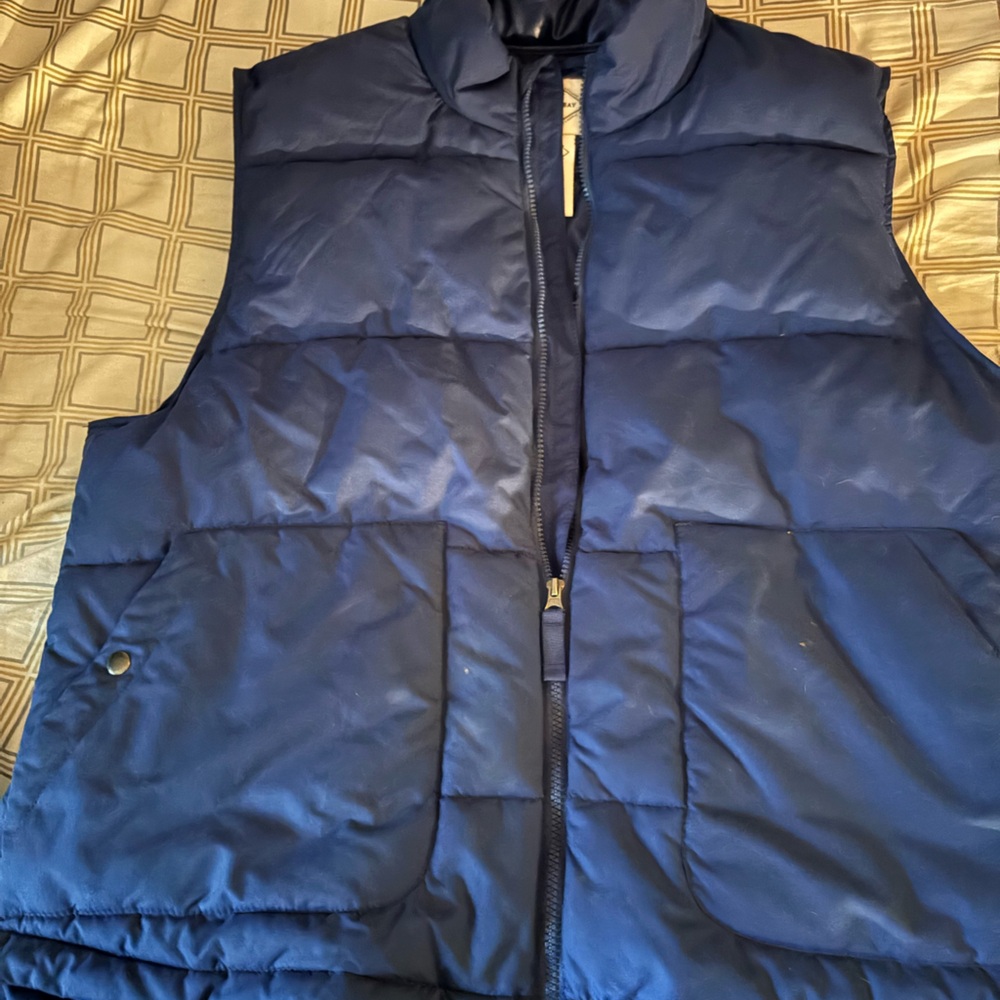 St. John's Bay Midnight Blue Quilted Vest